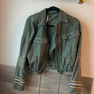 Embellished Green Jacket